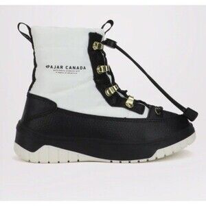 PAJAR Canada  CELION Kids Thermal Waterproof Snow Boots Girls Size 4 Black White